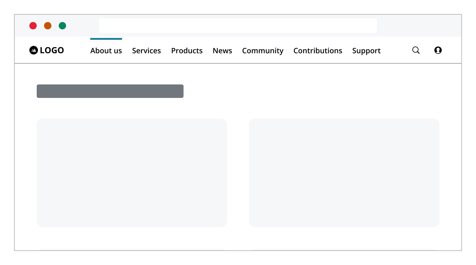 Example of expandable search